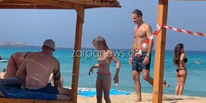 Για μπάνιο στα Φαλάσερνα ο Κυριάκος Μητσοτάκης
