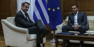 Κυριάκος Μητσοτάκης, Αλέξης Τσίπρας