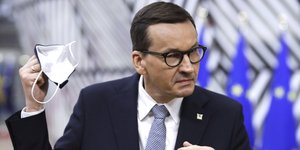 Ο πρωθυπουργός της Πολωνίας Ματέους Μοραβιέτσκι 