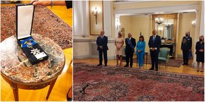 Παρασημοφόρηση Μενέντεζ από την ΠτΔ, Κατερίνα Σακελλαροπούλου