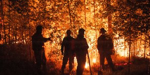 Ένα από τα πύρινα μέτωπα στη Σιβηρία 