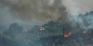 Φωτιά στην Αρχαία Ολυμπία