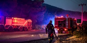 Πυροσβεστικές δυνάμεις στα Βίλια