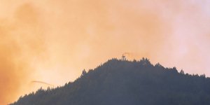 Κόκκινος ουρανός από τις φωτιές