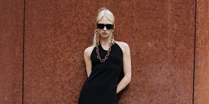 μαύρο φόρεμα Zara