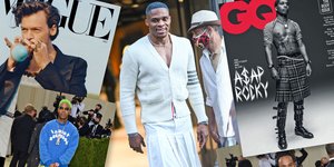 Άνδρες με φούστα 2021 ανδρική μόδα celebrities