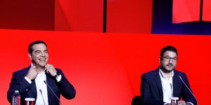 Αλέξης Τσίπρας και Νάσος Ηλιόπουλος