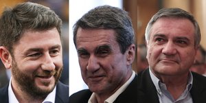 Νίκος Ανδρουλάκης, Ανδρέας Λοβέρδος και Χάρης Καστανίδης