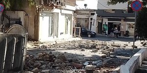 Ζημιές από το σεισμό στην Κρήτη