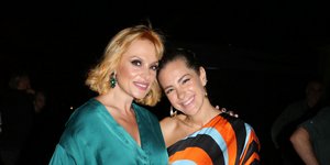 Η Ελεονώρα Ζουγανέλη με τη Νατάσσα Μποφίλιου