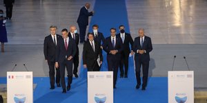 Οι ηγέτες της EUMED 9 κατεθύνονται για δηλώσεις