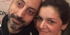 Η Γεωργία Παπαδοπούλου με τον σύζυγό της Σταύρο Γεωργακόπουλο 