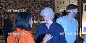 Η Γκλεν Κλόουζ στην Επίδαυρο με την Παλόμα Πικάσο