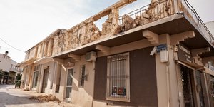Καταστροφές από τον σεισμό των 5,8 Ρίχτερ στο Ηράκλειο Κρήτης