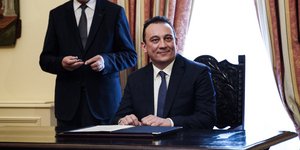 Κωνσταντίνος Βλάσης στην ορκωμοσία του