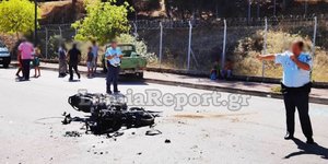 Το σημείο που έγινε το τροχαίο