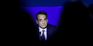 Ο πρωθυπουργός Κυριάκος Μητσοτάκης στη ΔΕΘ 2021