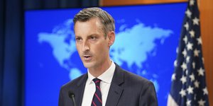 Ο εκπρόσωπος Τύπου του Στέιτ Ντιπάρτμεντ Νεντ Πράις, λιθουανία