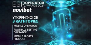 Novibet: Τρεις Υποψηφιότητες στα EGR Operator Awards 2021