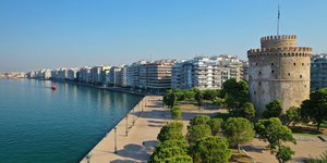 Ο Λευκός Πύργος στην παραλία Θεσσαλονίκης