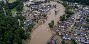 Στιγμιότυπο από τις καταστροφικές πλημμύρες στη Γερμανία τον Ιούλιο
