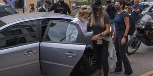 Η Ελενα Πολυχρονοπούλου στα δικαστήρια