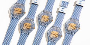 Συλλεκτικό ρολόι από της Swatch για τα 200 χρόνια της Ελληνικής Επανάστασης σχεδασμένο από τον διάσημο art director Yorgo Tloupas