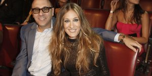 Ο Γουίλι Γκαρσόν με την Σάρα Τζέσικα Πάρκερ, την τηλεοπτική φίλη του στο Sex and the City