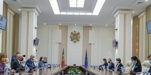 Συνάντηση του Νίκου Δένδια με την πρωθυπουργό της Μολδαβίας στο Κισινάου