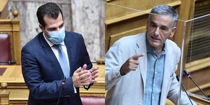 Θάνος Πλεύρης και Ευκλείδης Τσακαλώτος