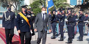 Ο Νίκος Παναγιωτόπουλος στη δοξολογία στον Ιερό Ναό Αγίου Δημητρίου