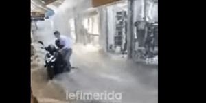 Σε ποτάμι μετατράπηκε η οδός Αδριανού στην Πλάκα