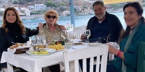 Άντζελα Γκερέκου, Μάρω Κοντού, Λυδία Κονιόρδου και Γιώργος Παρτσαλάκης