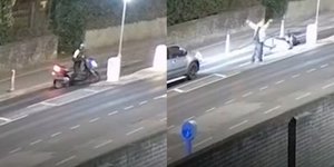 Σκηνοθέτησε το ατύχημά του με μηχανάκι -Τον... τσάκωσαν οι κάμερες