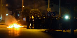 Διαμαρτυρία Ρομά στην Αχαΐα