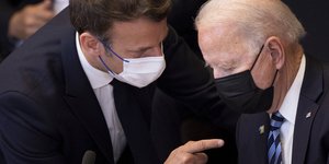 Από παλιότερο τετ-α-τετ Εμανουέλ Μακρόν με Τζο Μπάιντεν