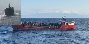Η επιχείρηση διάσωσης 400 ατόμων που επέβαιναν σε φορτηγό πλοίο ανατολικά της Κρήτης