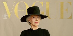 Η Τζέιν Φόντα στο εξώφυλλο της Vogue