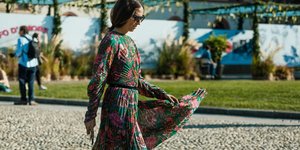 στιλάτη γυναίκα στην Εβδομάδα Μόδας