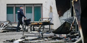 Φωτιά σε μονάδα στη Βόρεια Μακεδονία