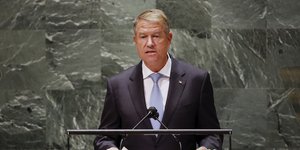 Ο πρόεδρος της Ρουμανίας, Κλάους Γιοχάνις