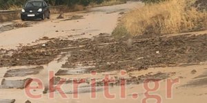 κακοκαιρία «Μπάλλος» Κρήτη