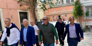 Ο Κώστας Καραμανλής στην Κέρκυρα