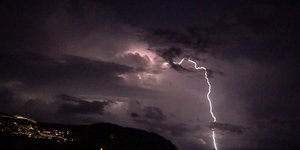 Κεραυνοί στον ουρανό της Μυκόνου
