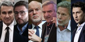 Λοβέρδος, Ανδρουλάκης, Παπανδρέου, Καστανίδης, Γερουλάνος, Χρηστίδης