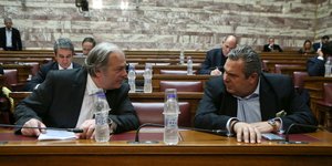 Κώστας Κατσίκης και Πάνος Καμμένος
