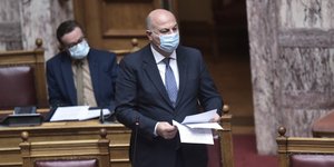 Ο υπουργός Δικαιοσύνης, Κώστας Τσιάρας