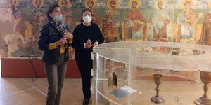 Στο μουσείο στη Ζάκυνθο η Λίνα Μενδώνη