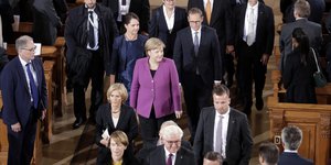 Η Άνγκελα Μέρκελ σε παλιότερο τελετή επανένωσης της Γερμανίας