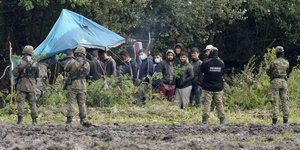 Μετανάστες στα σύνορα μεταξύ Πολωνίας και Λευκορωσίας